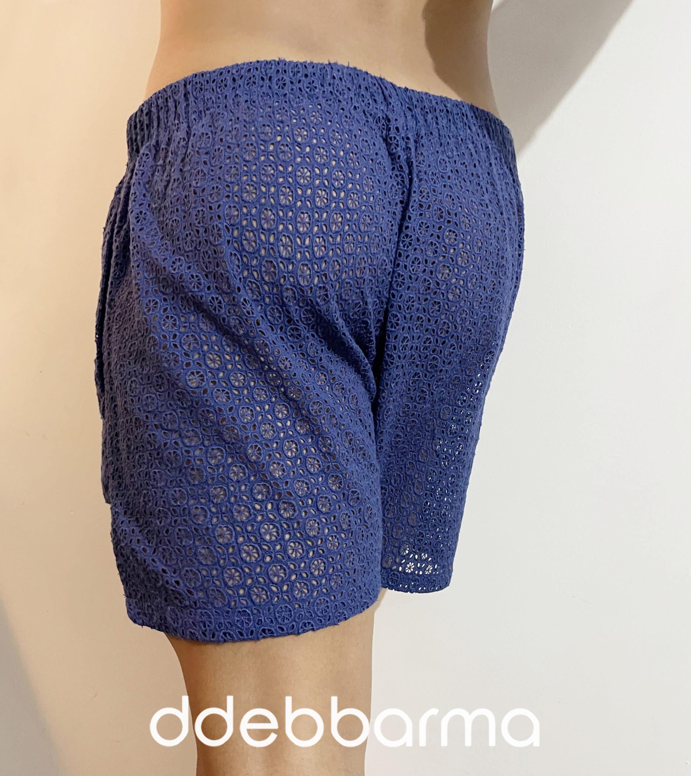 Illusion blue brunch shorts
