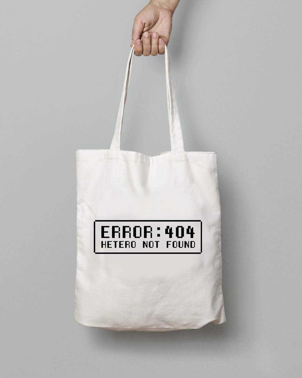 Error 404 - Hetero not found Tote bag