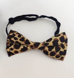 Qucciberry Satan Leopard Print Bow-Tie