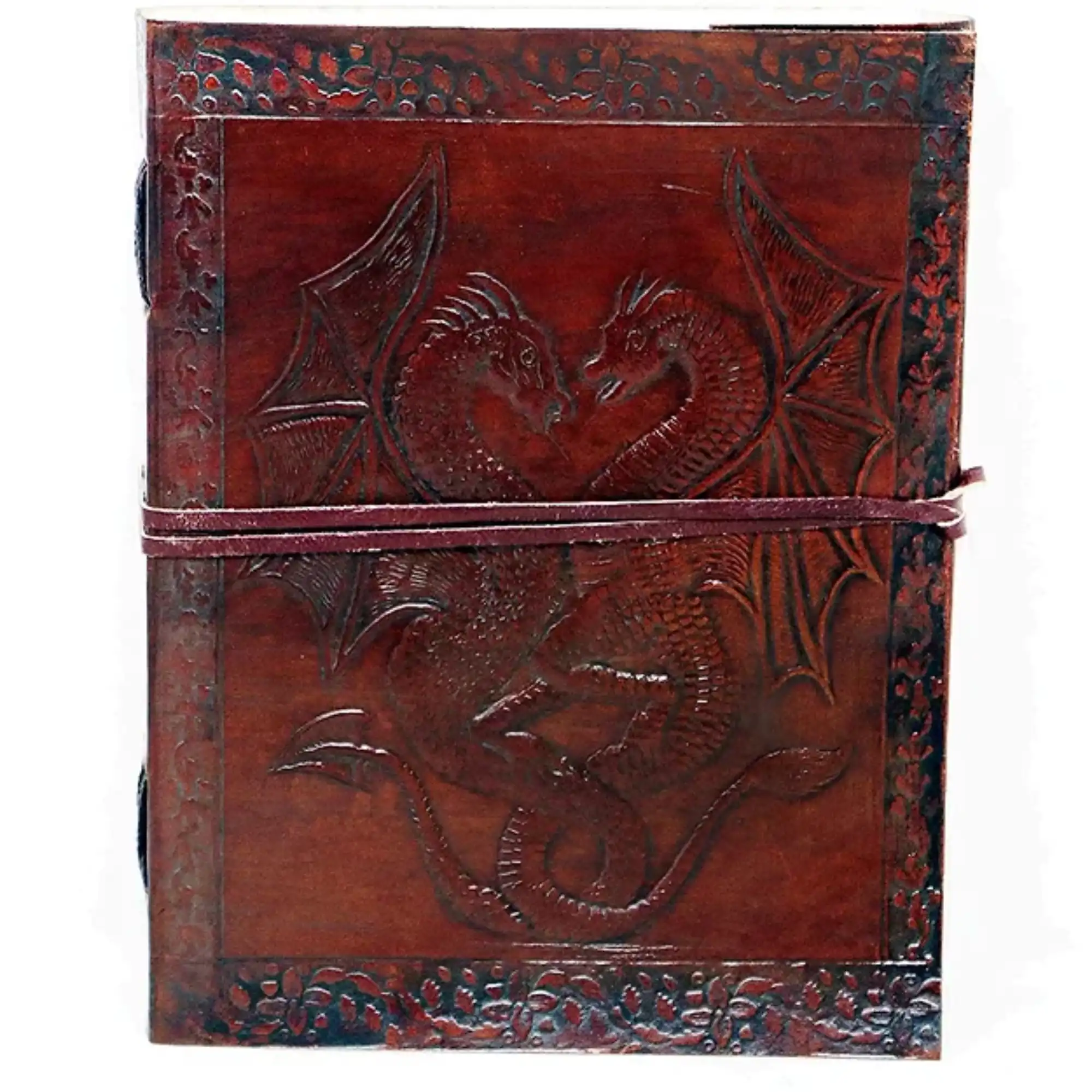 Dragon Embossed Large Leather Journal