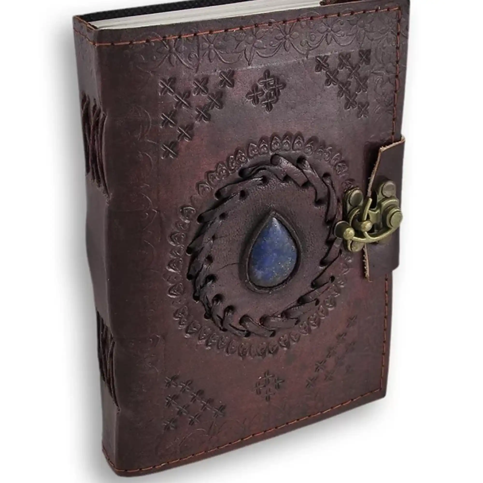 Blue Stone Small Leather Journal