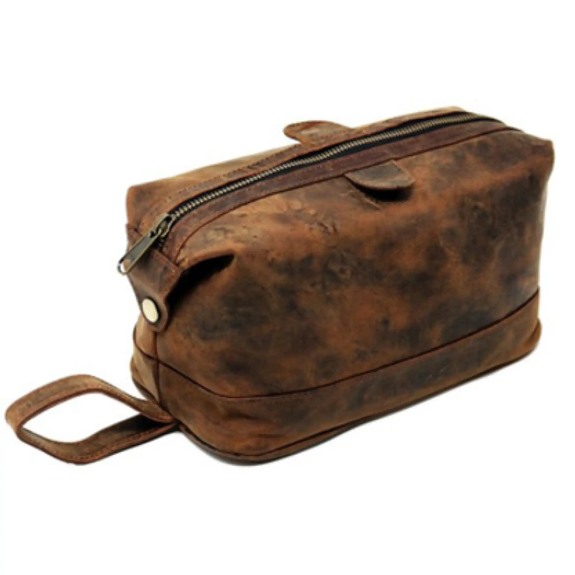 Genuine leather Toiletry Bag (brown)