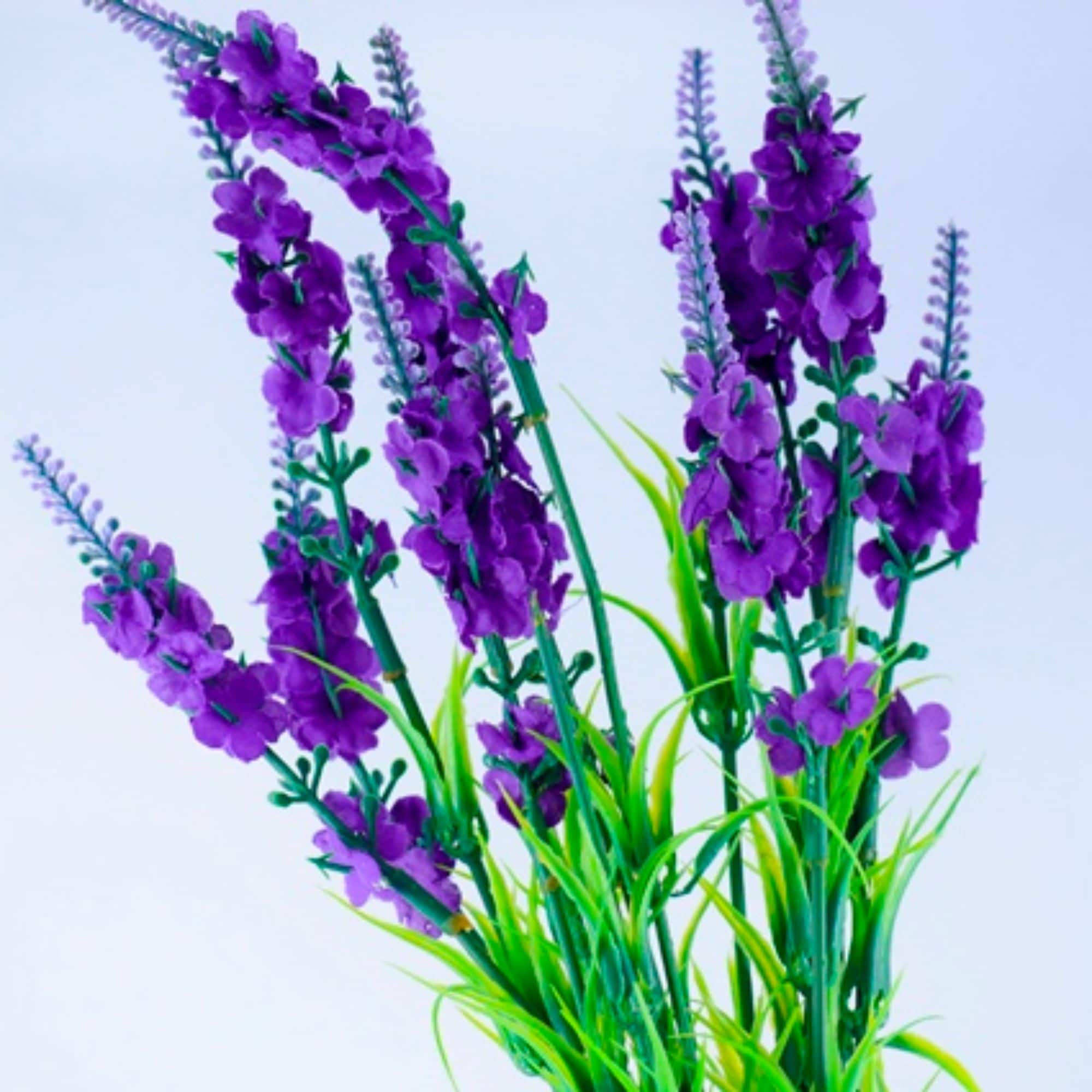 Artificial Spring Advent Lavender Flowers - Violet