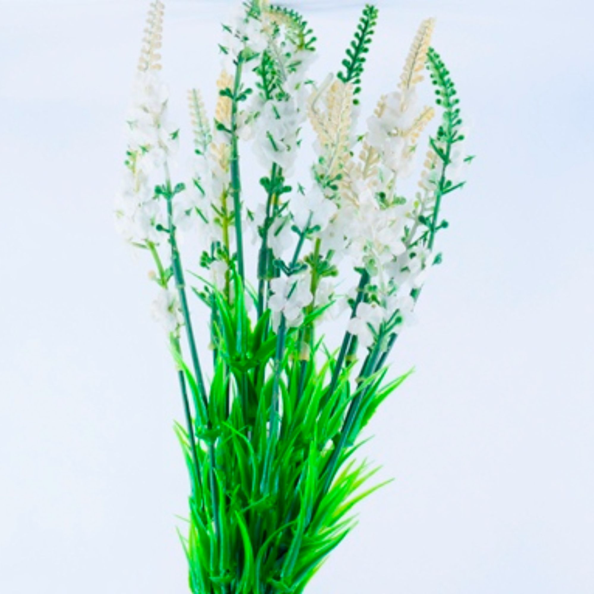 Artificial Spring Advent Lavender Flowers - White
