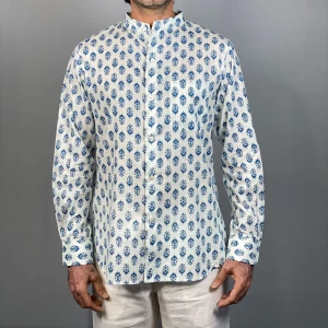 britto-handblock-printed-cotton-shirt-indigo-buta