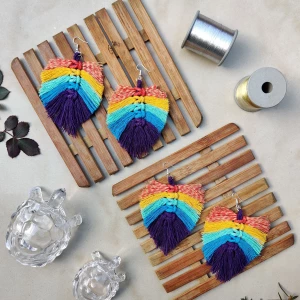 rainbow-feather-earrings