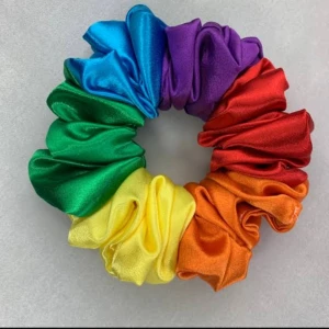 rainbow-scrunchies