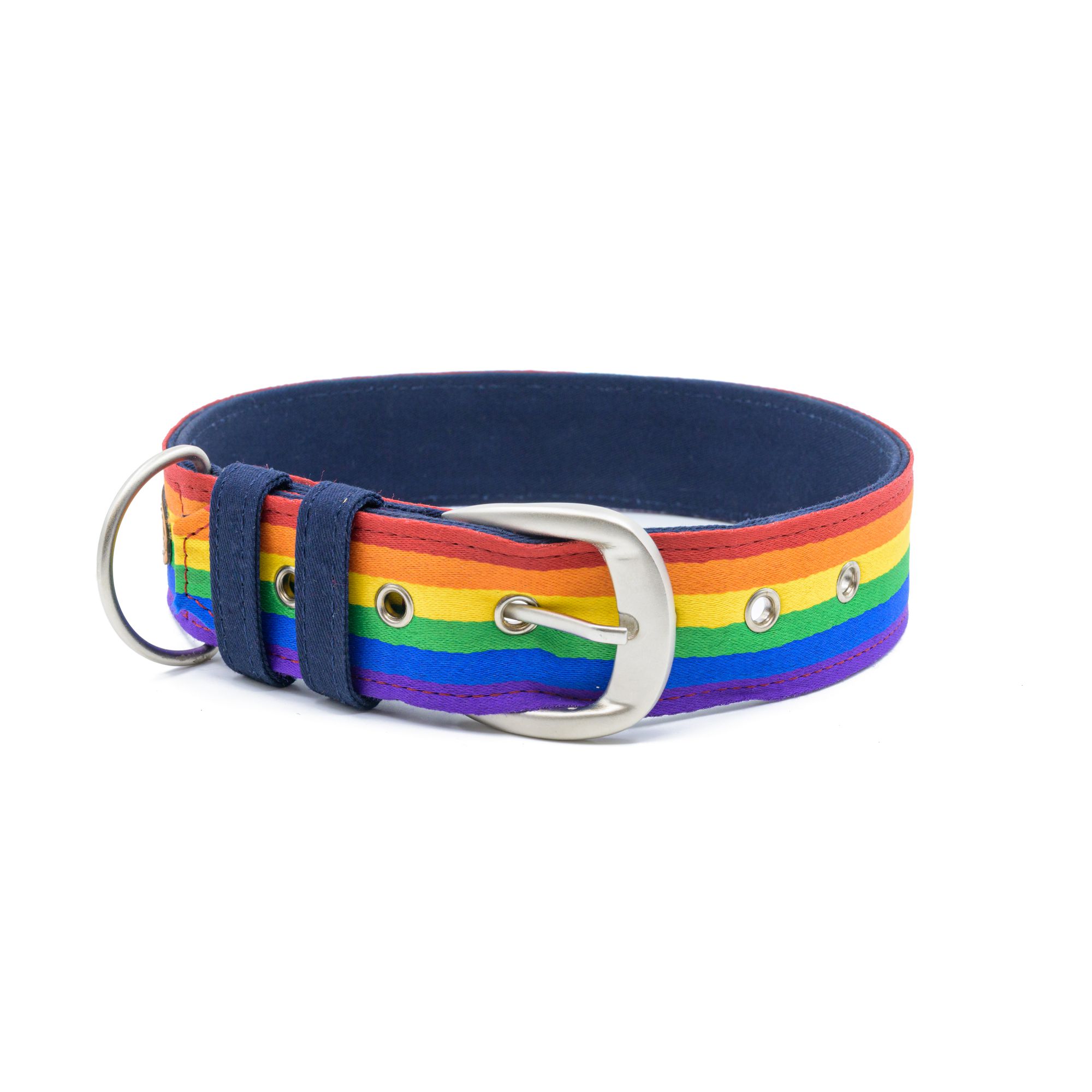 PetWale Rainbow Pride Belt Collar