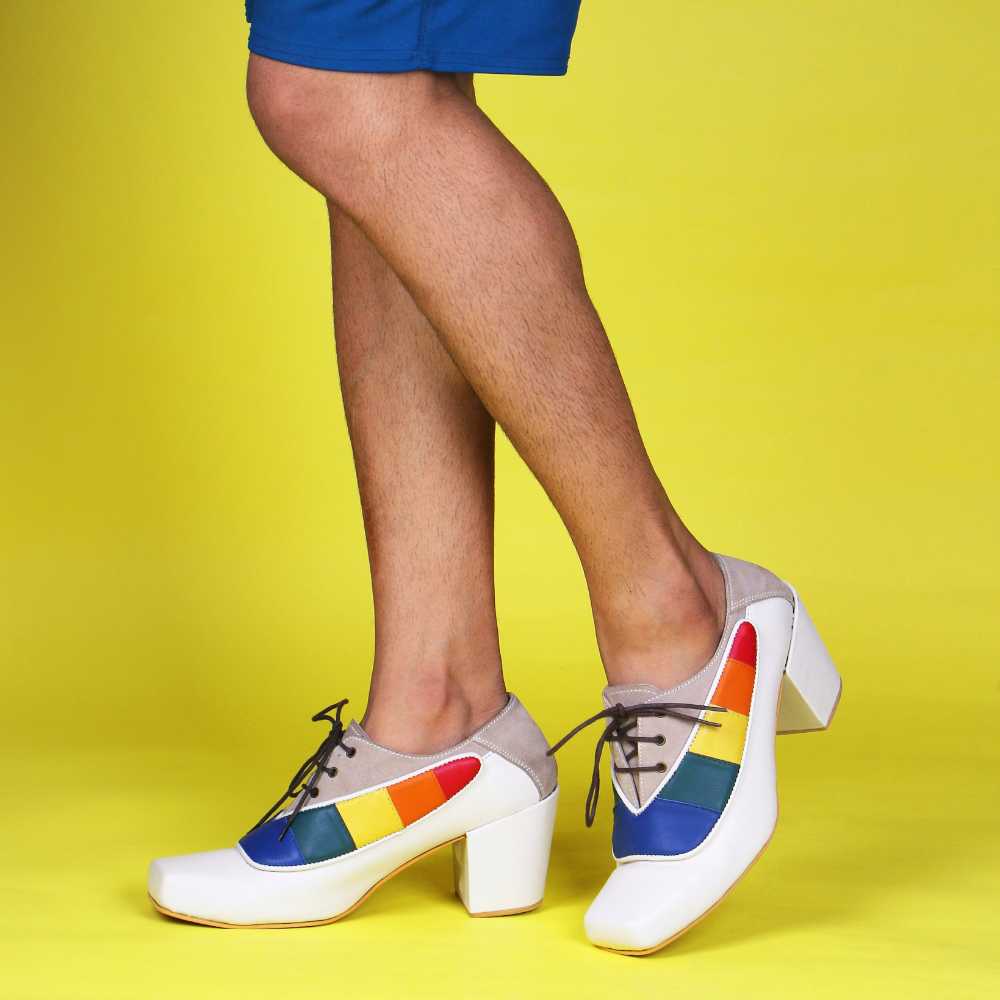 Rainbow Joy Oxford Heels