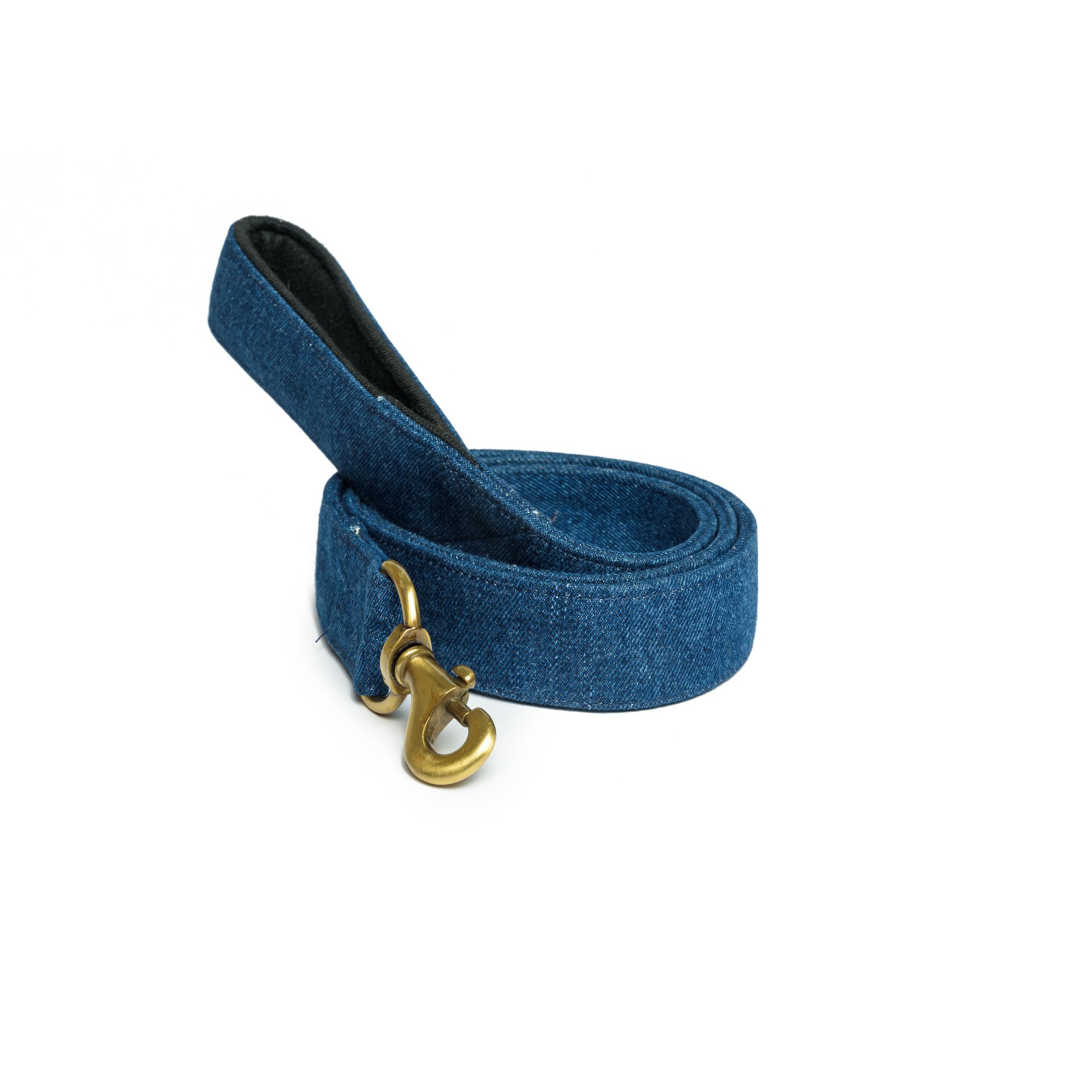 PetWale Blue Denim Leash with Padded Handle