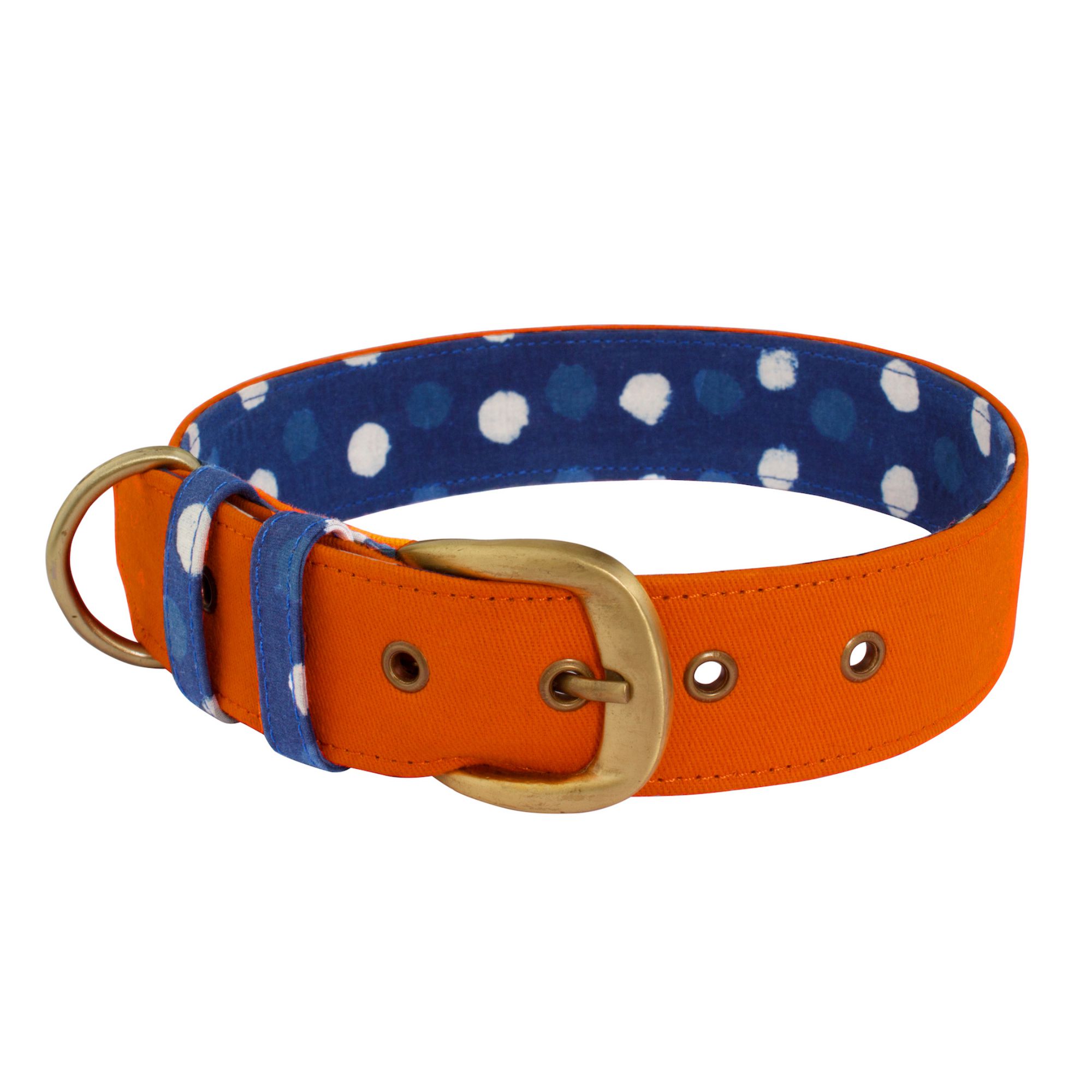 PetWale Orange Dog Belt Collar