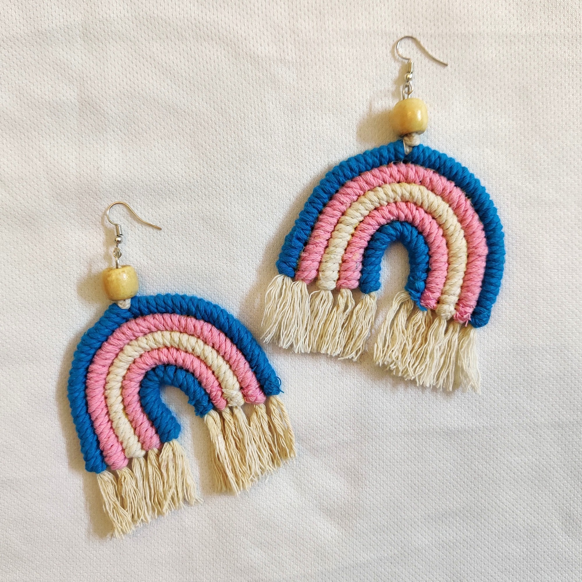 Trans Flag Earring