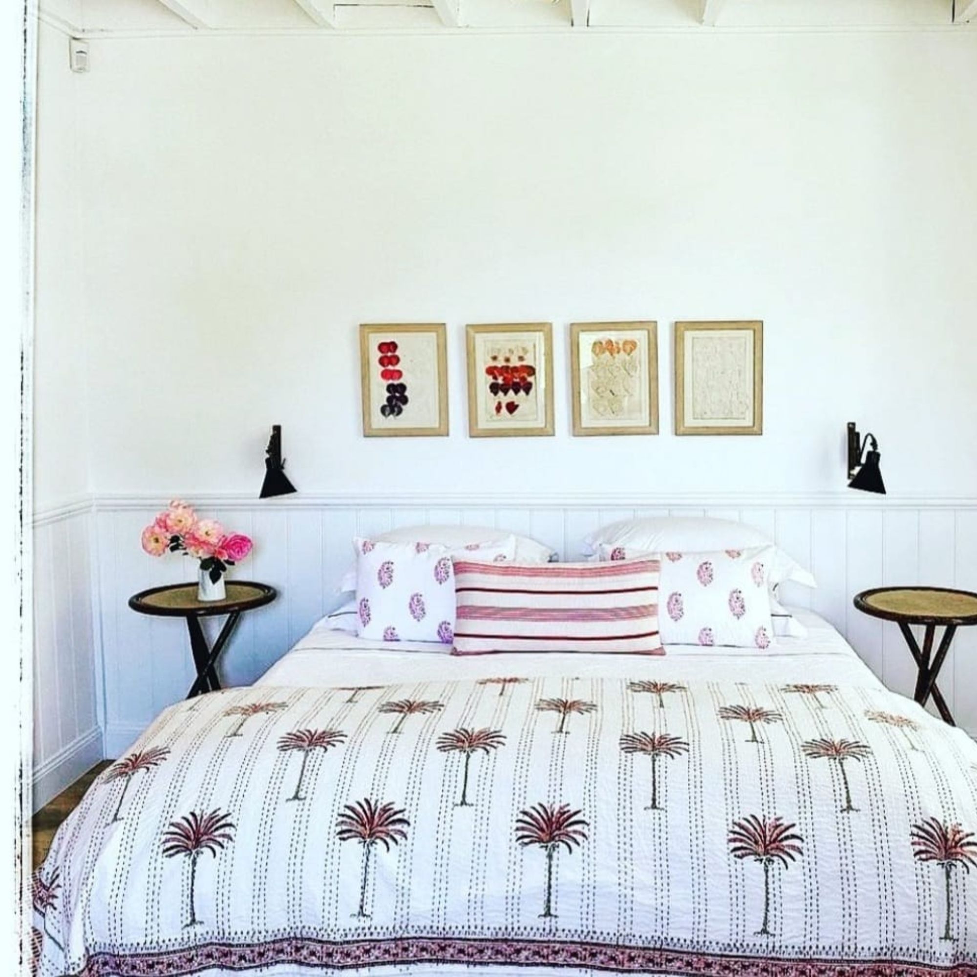 Kantha Throws Single Bed