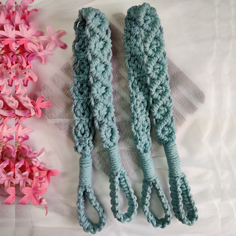 Mint Blue Curtain Tie Backs