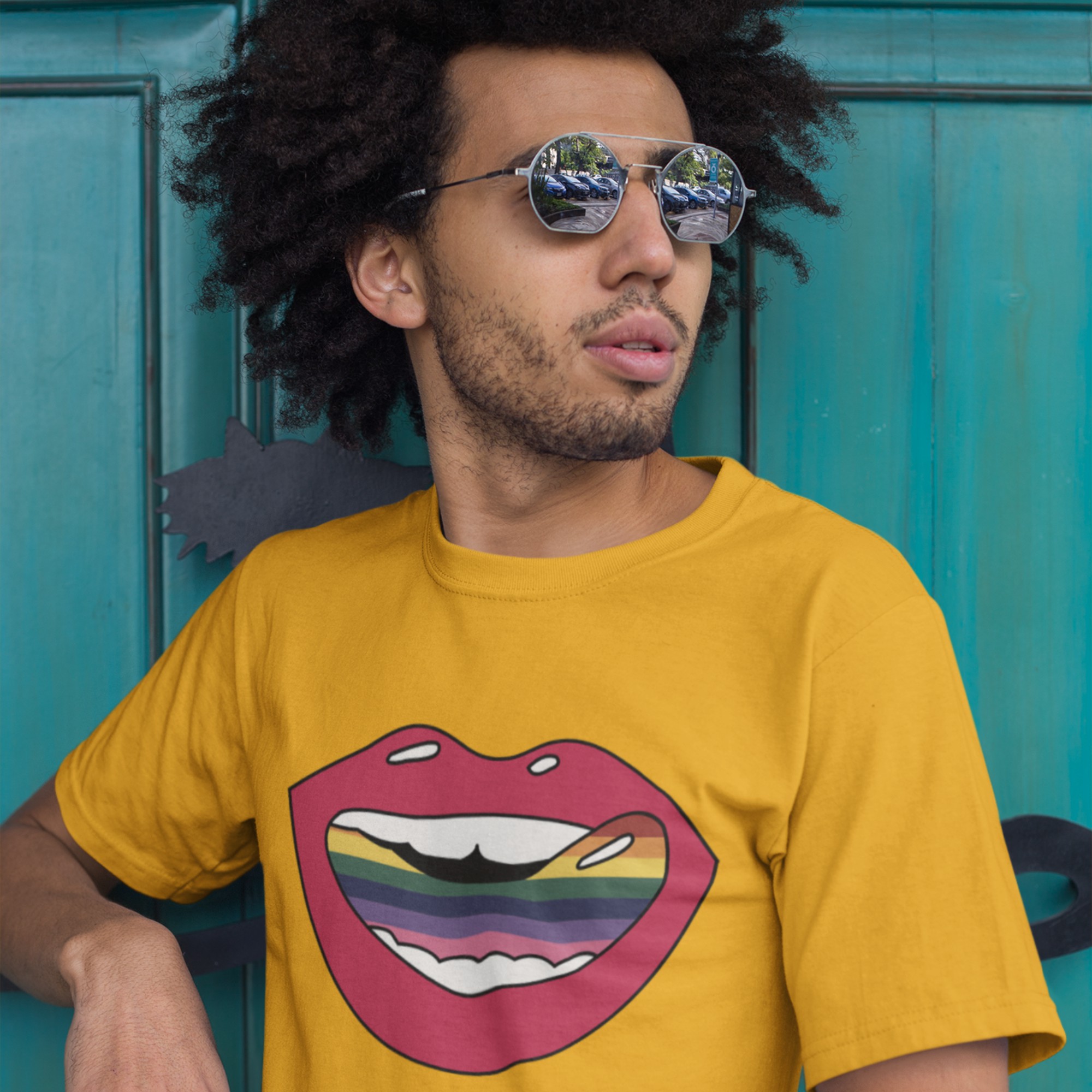 Tongue Roll Print Tshirt