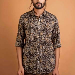 alves-kalamkari-shirt-coffee